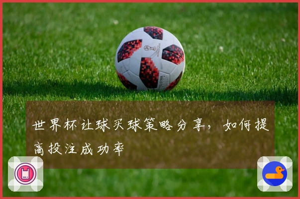 世界杯让球买球策略分享，如何提高投注成功率